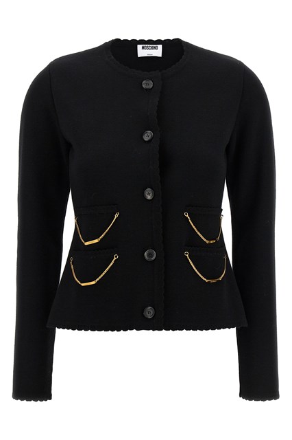 Cardigan catene - Nero (42 IT)