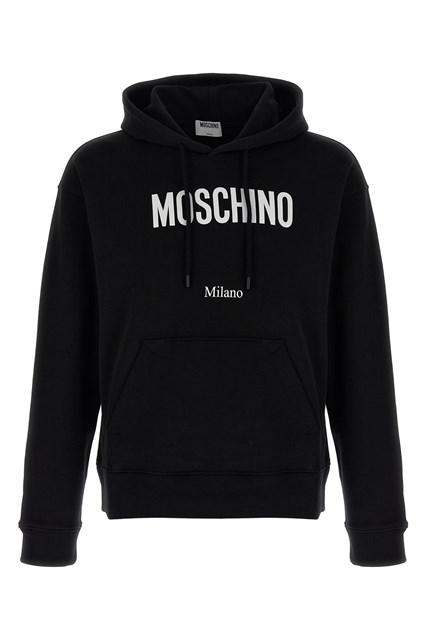 Logo print hoodie