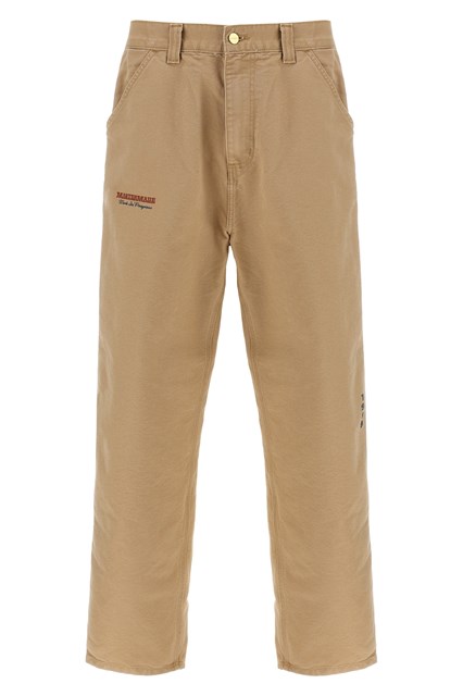 Pantalone 'Single Knee Graphic' - Beige