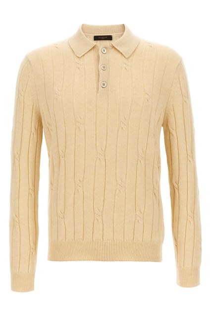Polo lana trecce - Beige (50 IT)