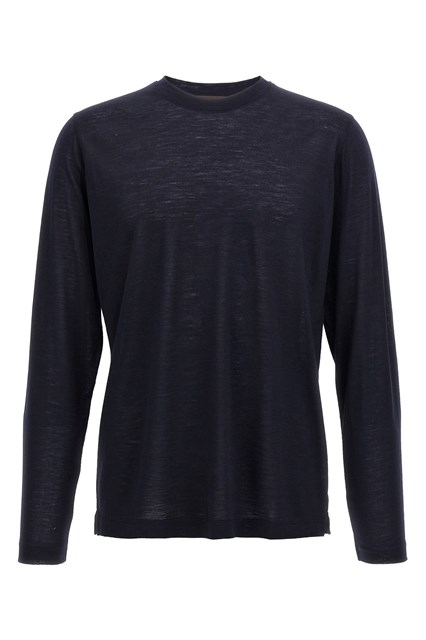 T-shirt lana leggera - Blu (52 IT)