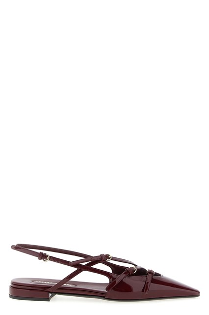 Slingback cinturini - Bordeaux (36.5)