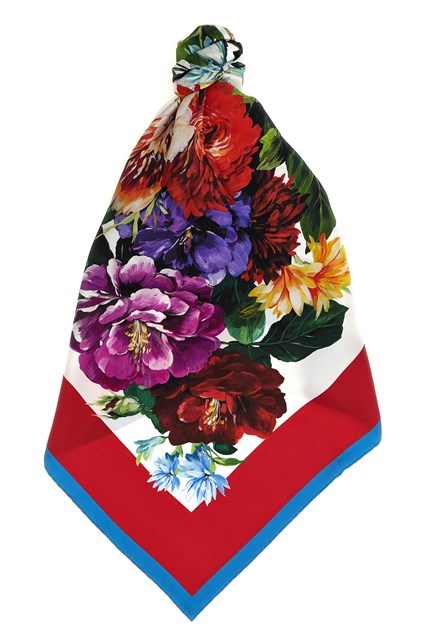 Foulard stampa floreale - Multicolor