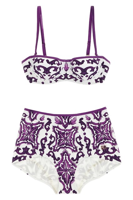 'Maiolica' print bikini