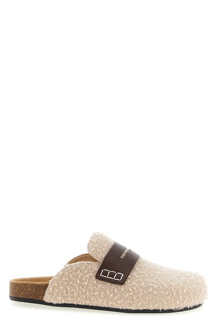 'Felt Loafer' mules