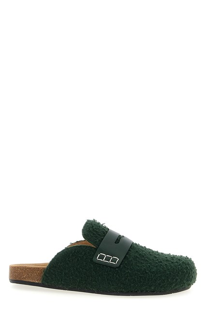 'Felt Loafer' mules