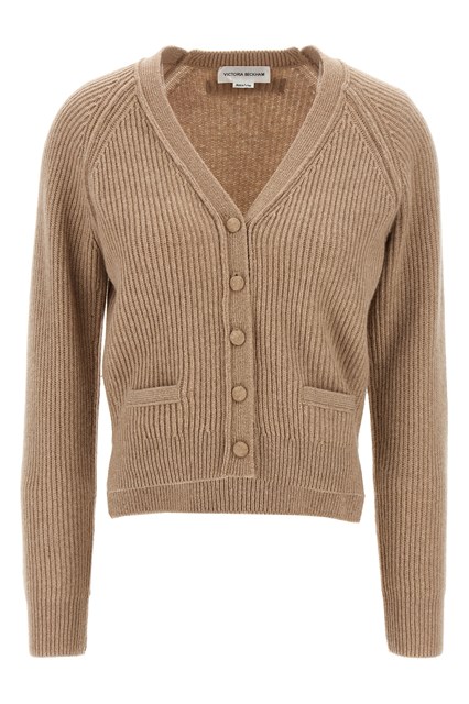 Cardigan 'Stepped Hem' - Beige (XS)