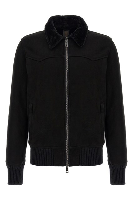 Bomber in montone - Nero (48 IT)