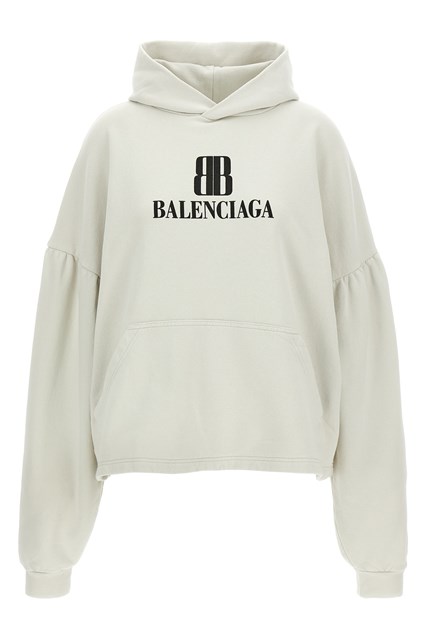 Cropped logo hoodie
