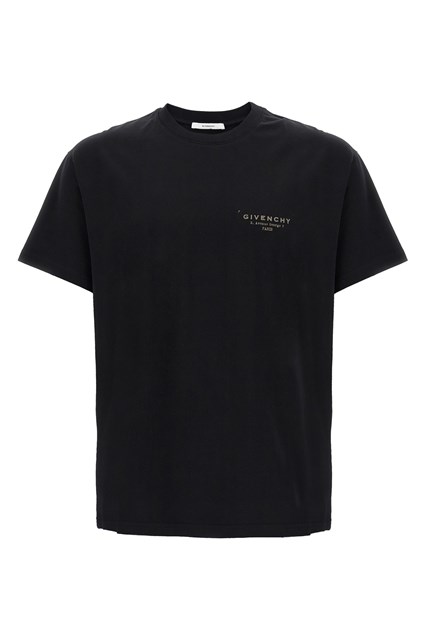 T-shirt stampa logo - Nero