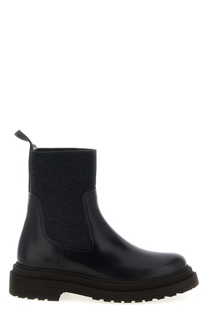 Precious Loop Detail ankle boots