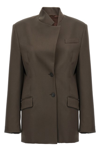 Maxi shoulder strap blazer
