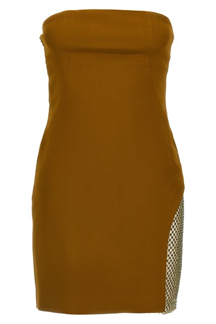 Abito inserto paillettes - Verde (42 IT)