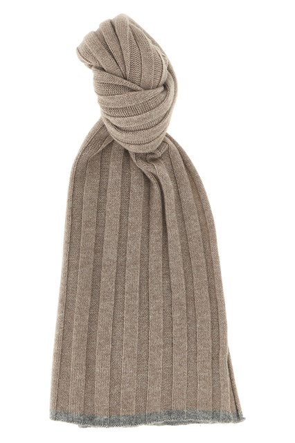 Sciarpa cashmere coste - Beige (U)
