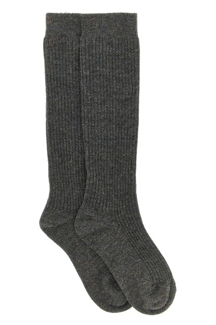 Calze coste 'Sparkling' - Grigio (M)