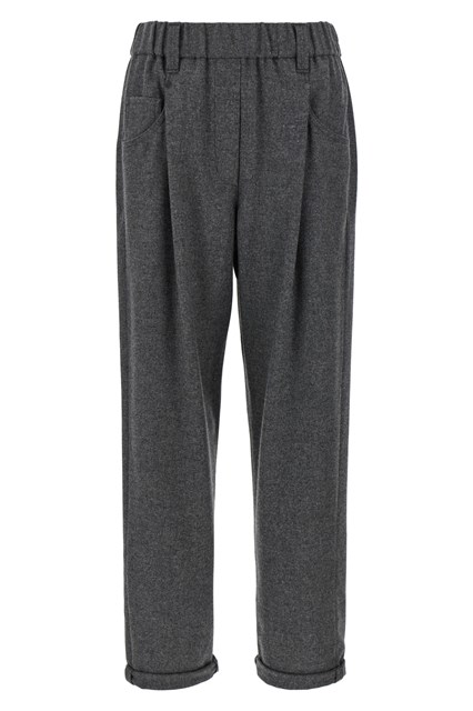 Pantalone lana e cashmere - Grigio (40 IT)