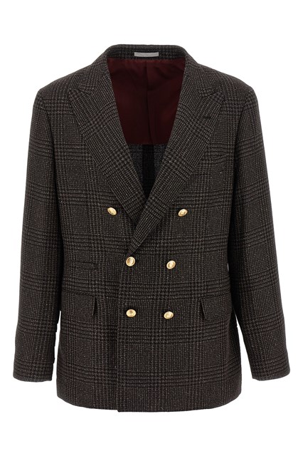 Blazer Principe di Galles - Marrone (52 IT)