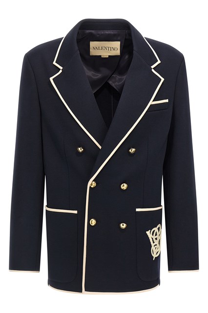 Blazer Valentino Garavani doppiopetto - Blu (48 IT)