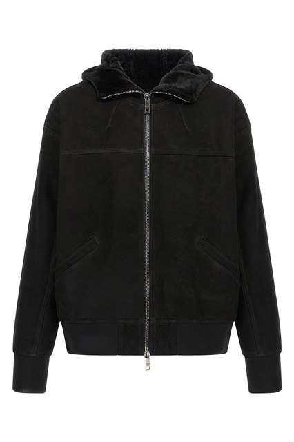 Giacca con cappuccio contone - Nero (48 IT)