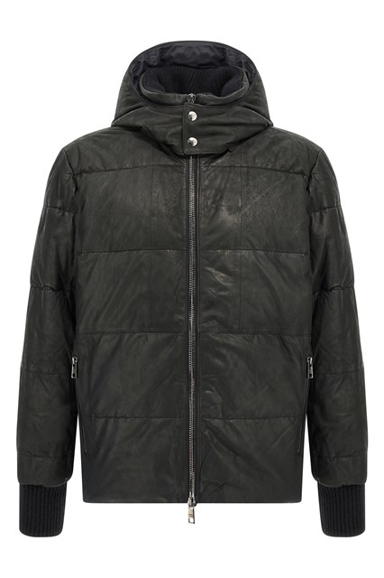 Piumino cappuccio removibile - Nero (50 IT)