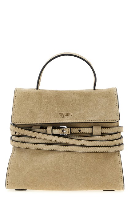 Borsa a mano 'Tie Me' piccola - Beige (U)
