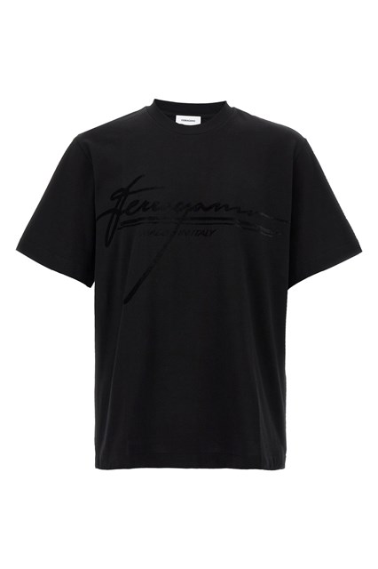 T-shirt 'Firma' - Nero