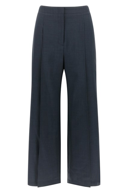 Pantalone 'Deep Pleat' - Blu (2)