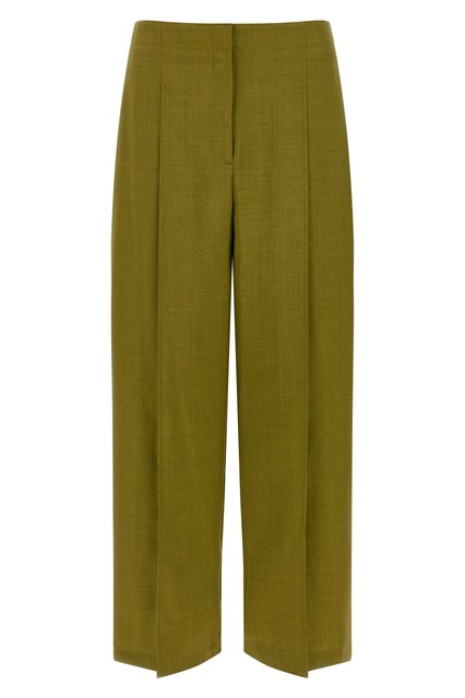 Pantalone 'Deep Pleat' - Verde