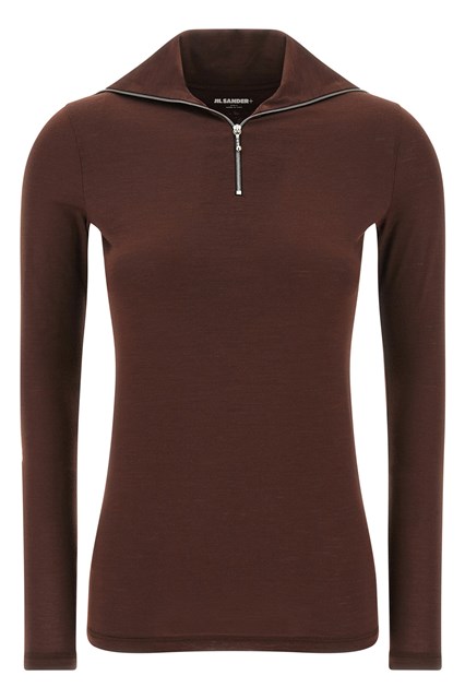 Half-zip t-shirt