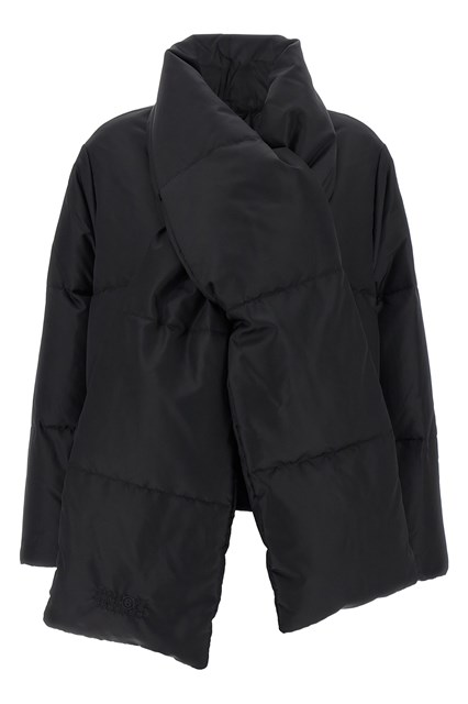 Piumino sciarpa - Nero