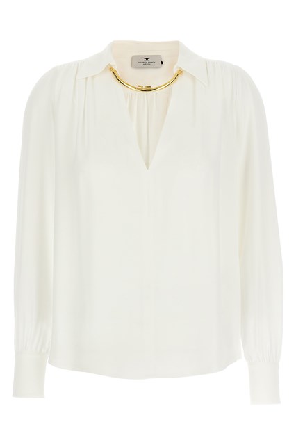 Camicia collana - Bianco (40 IT)