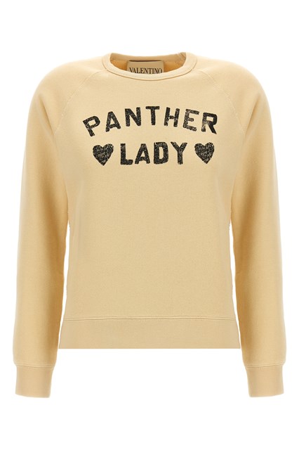 Felpa Valentino Garavani 'Panther Lady' - Beige (S)