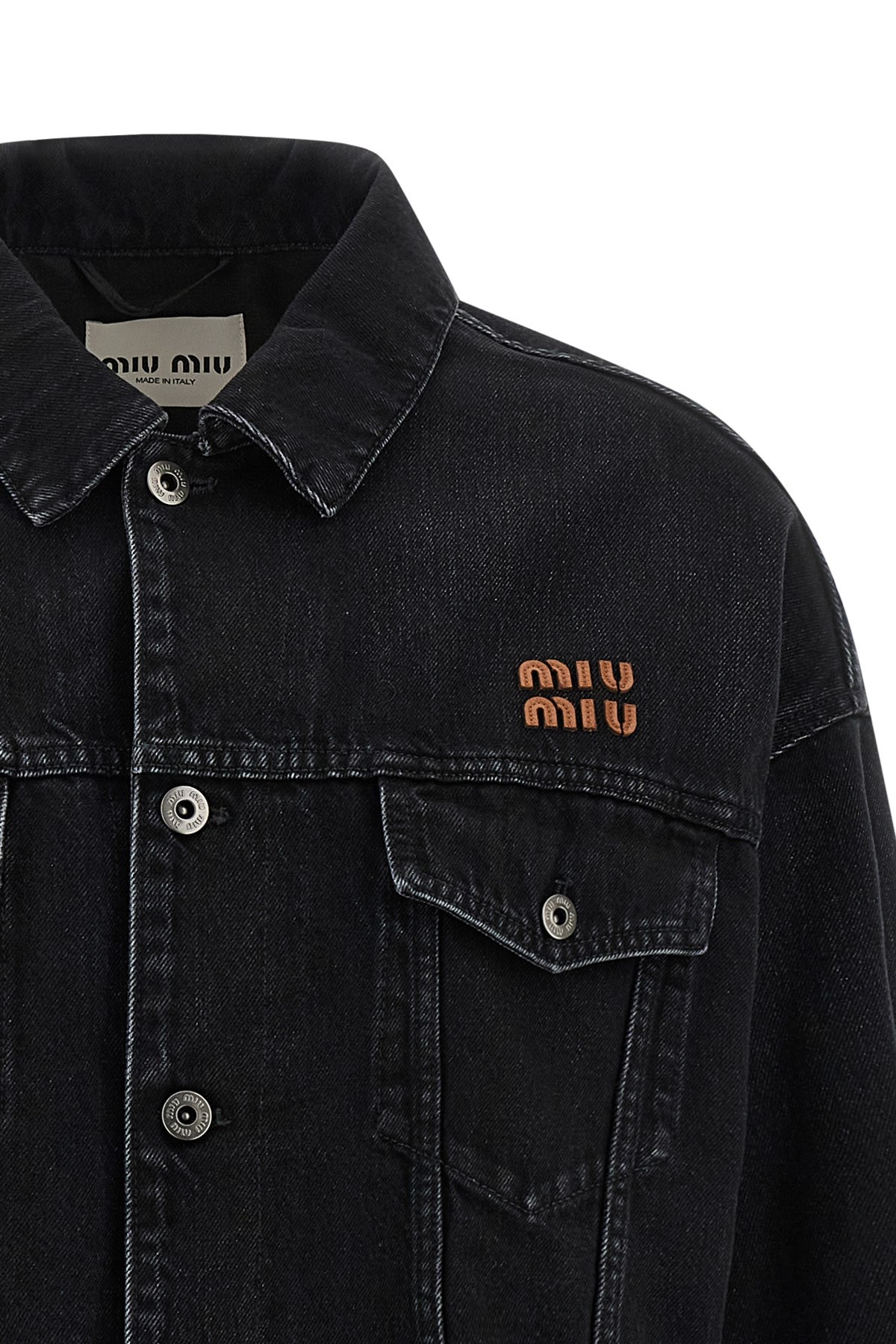 Miu miu Layered denim jacket available on julian-fashion.com