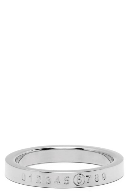 MM6 Maison Margiela Anello con Incisione Numerica