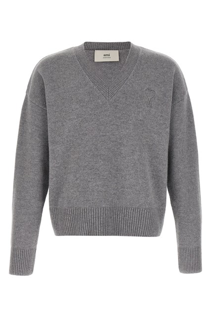 Maglione patch logo puff - Grigio