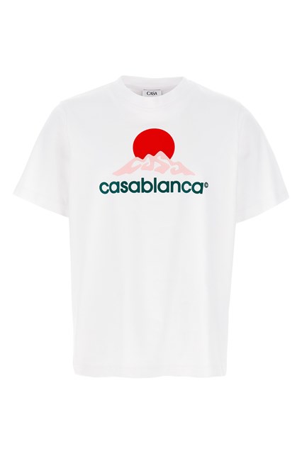 T-shirt 'Casablanca Montagne' - Bianco