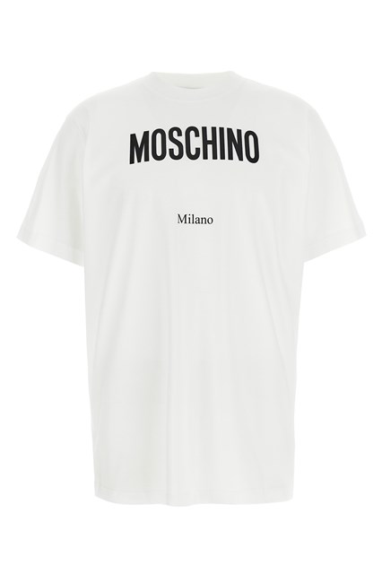 T-shirt logo - Bianco/Nero (M)