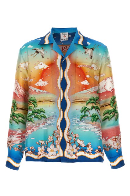 Camicia 'Cuban Collar Tennis Club' - Multicolor