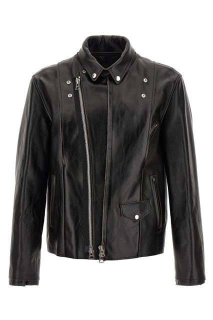 Biker pelle - Nero (4)