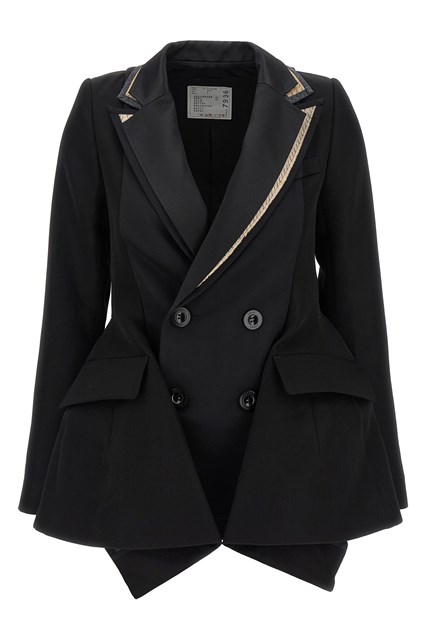 Blazer multistrato - Nero (2)