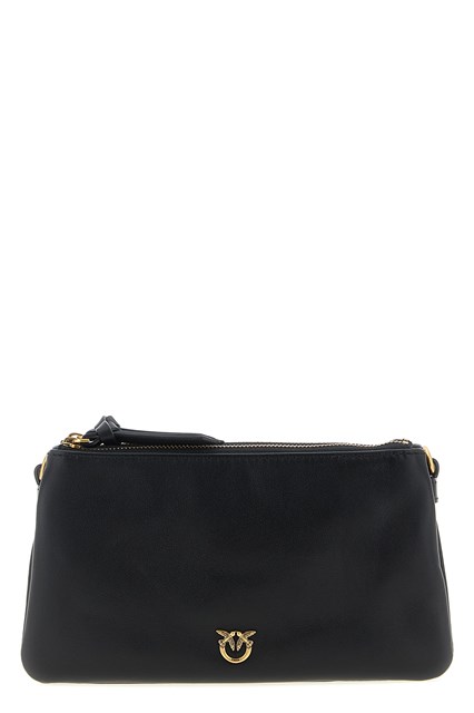 Tracolla 'Mini Double' piccola - Nero