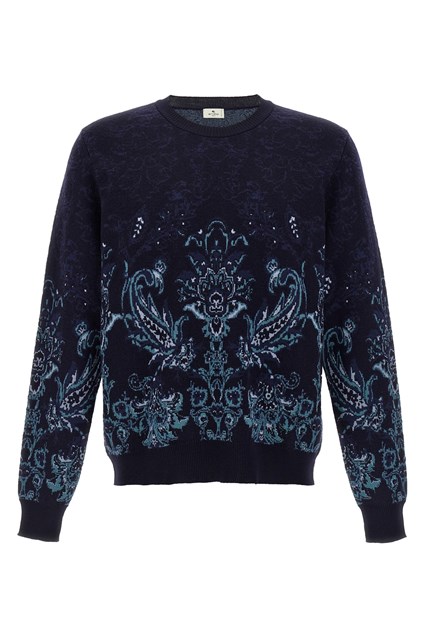 Maglione Paisley lana - Multicolor