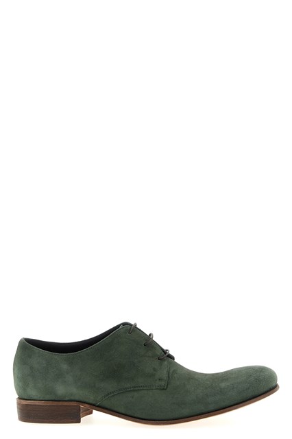 Stringata suede - Verde (40)