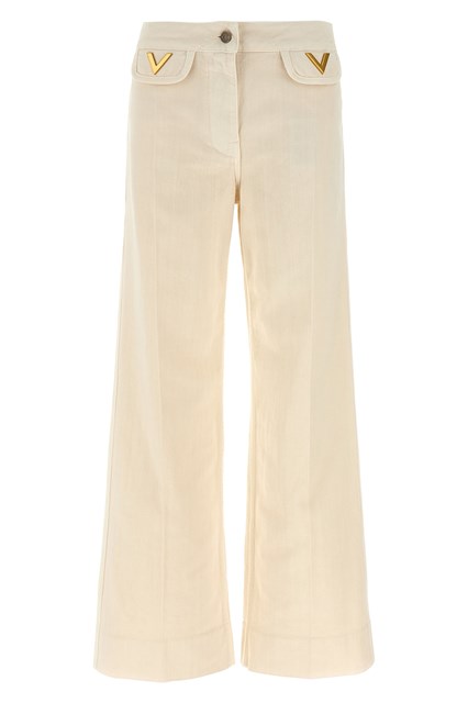 Jeans Valentino Garavani dettaglio 'V' - Bianco (40 IT)