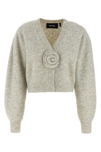 Cardigan 'Knit Puffsleeve' - Grigio (M)