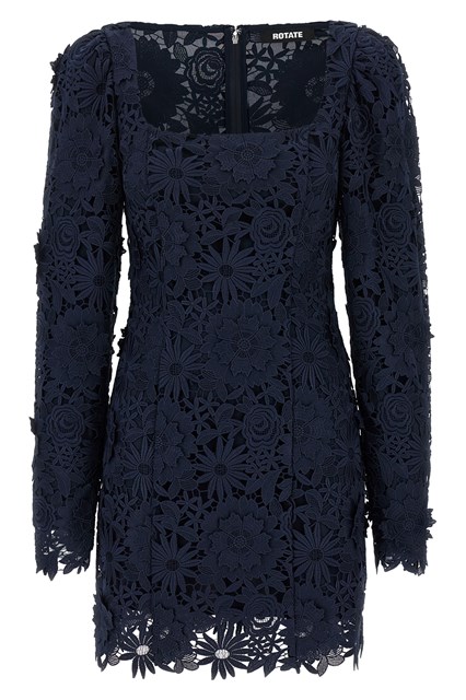 Abito '3D Lace Ls Mini' - Blu (34 DE)