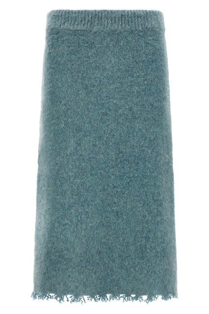 Gonna maglia di lana - Azzurro (34 DE)