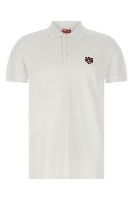 Polo 'Kenzo Happy Tiger' - Bianco