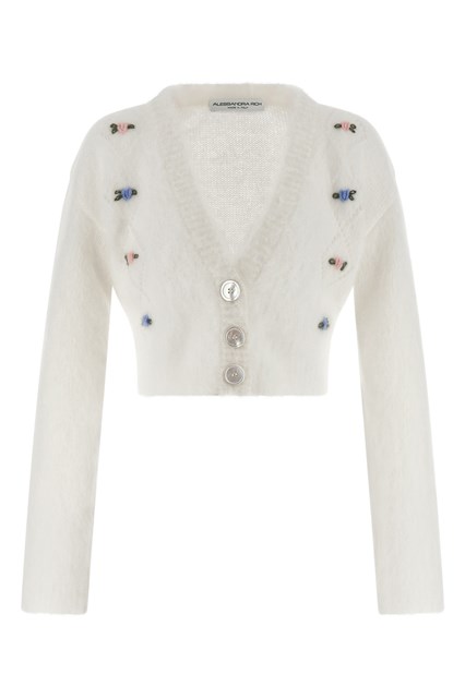 Cardigan 'Carded Mohair' - Bianco (38 IT)