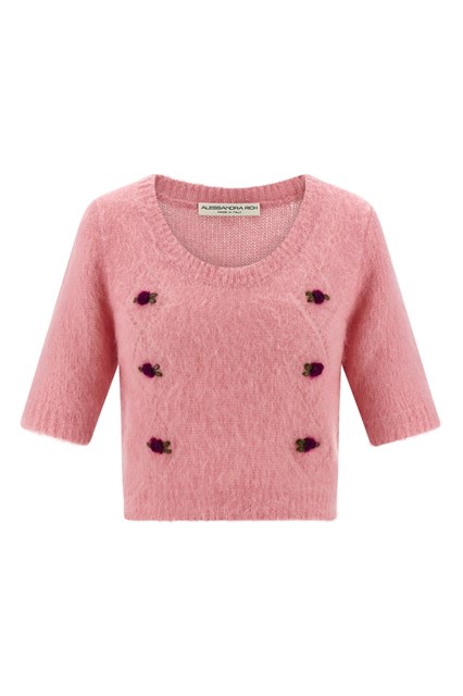 Maglia 'Carded Mohair' - Rosa (38 IT)